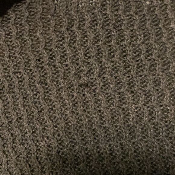 Show Me Your MuMu oversized black Long Sleeve Open Back knit sweater - Picture 8 of 9